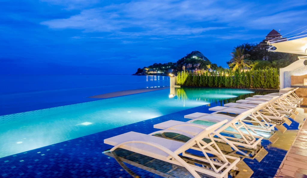 Beachfront Swimming Pool at Aviyana Hua Hin.